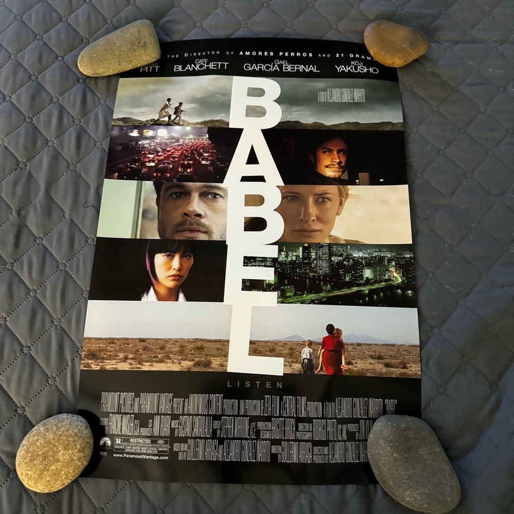 Babel Original 13.25x19.75 Promotional Movie Poster